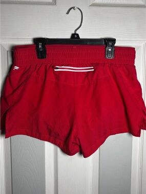 Fabletics pink/Red Women's Athletic Shorts with White Trim